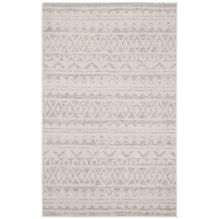 Safavieh 5 ft. 1 in. x 7 ft. 6 in. Adirondack Rectangle Rug Ivory & Silver ADR119A-5